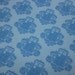 Damask fabric fat quarter - blue police boxes