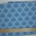 Doctor Who Fabric Fat Quarter - Blue Tardis Damask