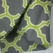 Moroccan Lattice Quatrefoil Fabric Quarter - gray