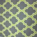 Moroccan Lattice Quatrefoil Fabric Quarter - gray