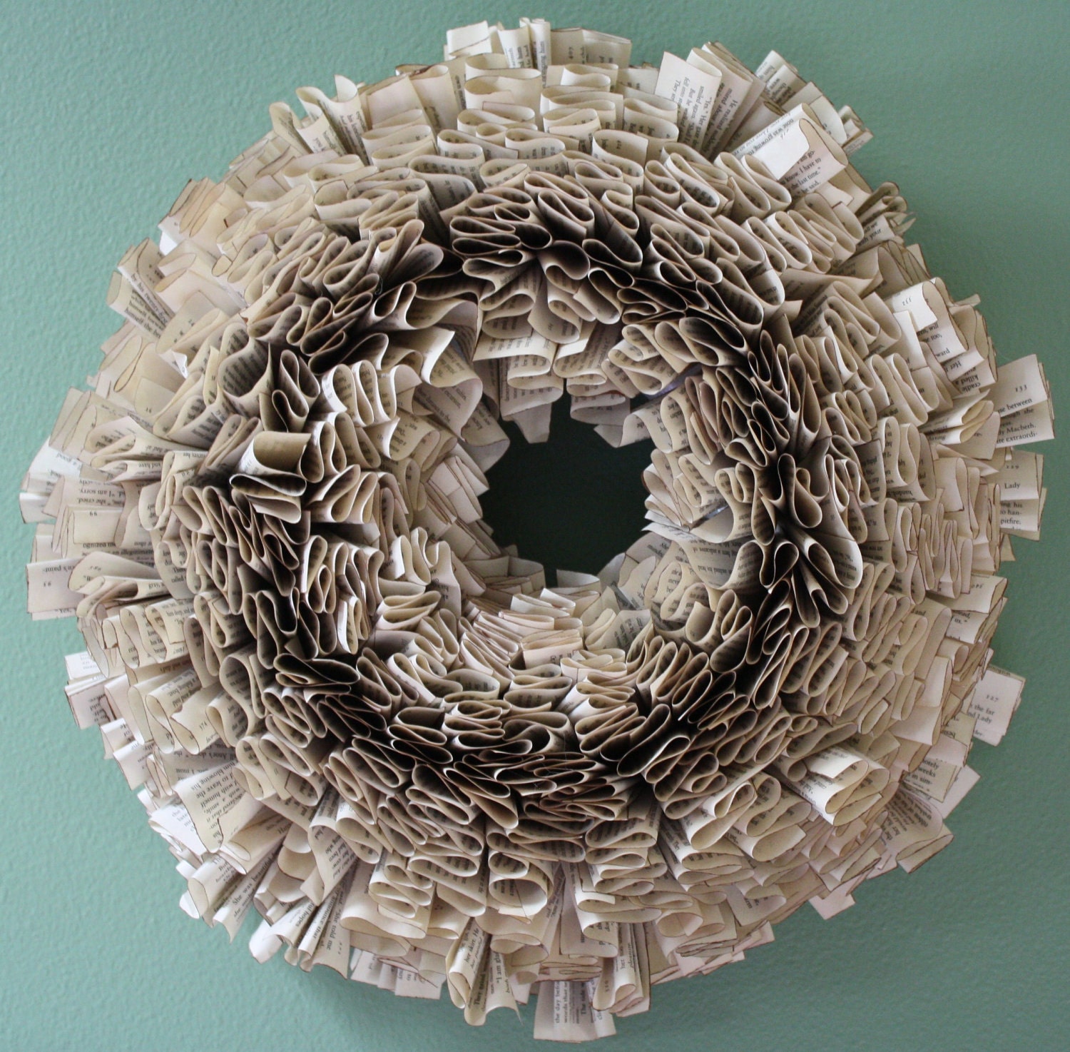 Beautiful Book Wreathes