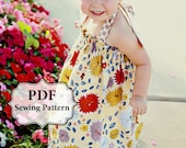 PDF Easy Halter Dress & Top Sewing Pattern Dress Sizes 3m-5T and Girls Top Sizes 5-11 INSTANT DOWNLOAD