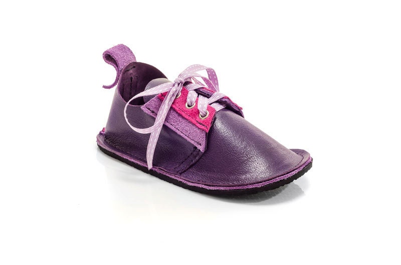 Hand made leather childrens shoes