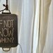 Industrial InSight Light for wall --- If Not Now When --- Repurposed from Aluminum Vintage Italian Baking Pan --- Medium