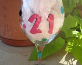 Birthday Wine Glass