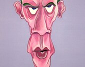 Original Painting - Acrylic on Canvas - 11 x 14 - The Hot-Tempered Mr. Pink