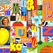 Sign of the Times vintage typography ORIGINAL COLLAGE ART by Elizabeth Rosen