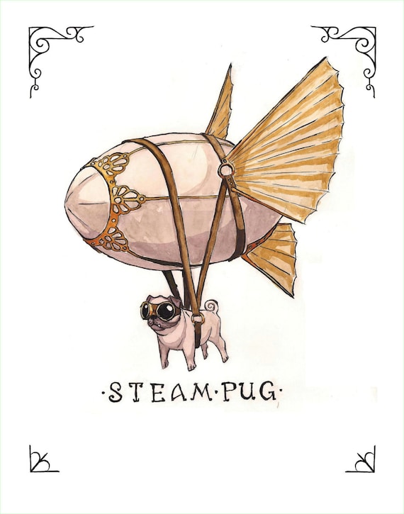 Steampug Print