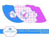 Alice In Wonderland Inspired Party - 3 Printable Party Hats