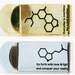 Gold LSD and Silver DMT Money Clips