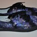 Purple Galaxy Lace Up Shoes