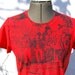 Dickens Punk Tshirt - Print Vivienne Westwood - Medium -Red