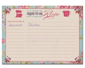 Download Recipe Card Template