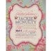 Recipe Card INSTANT DOWNLOAD Bridal Shower Vintage Rose 5x7 DIY Printable or Printed Fill-In Recipe Card Retro Vintage Rose - Jackie Style