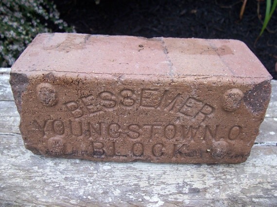 Antique Brick Old Vintage Door Stop by on Etsy