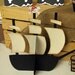 Personalized Self Standing Pirate Ship Birthday Decoration