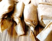 One 2-dozen bag: peanut and vanilla organic handmade fleur de sel caramels