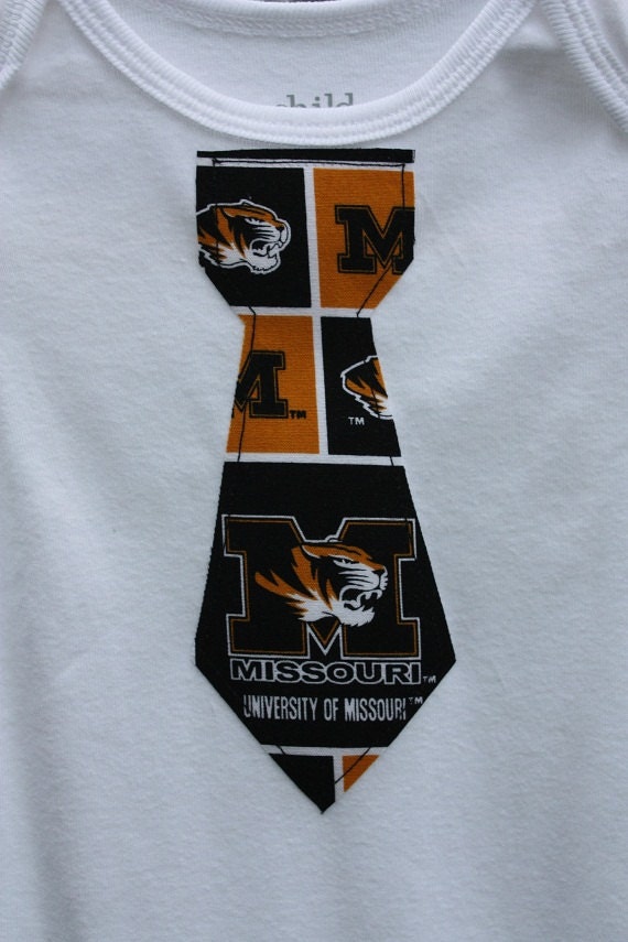 Mizzou-University of Missouri Tie Onesie
