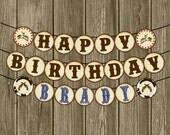 Cowboy Birthday Banner