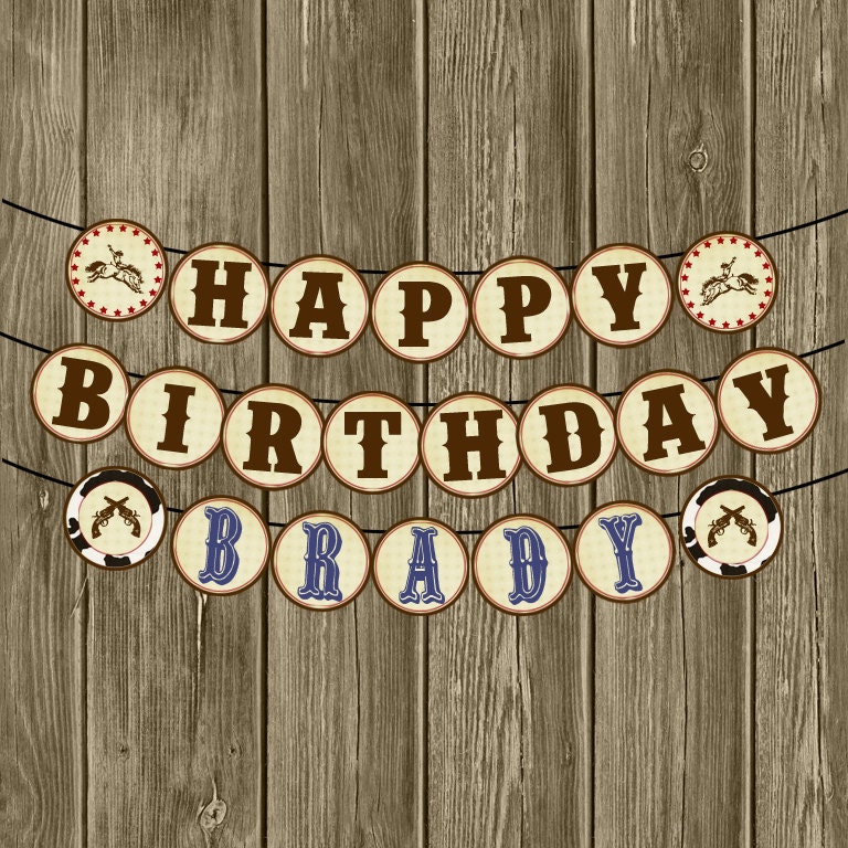 Cowboy Birthday Party Invitation - Photo Option