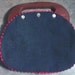 Vintage 1970s Bermuda Bag/ Purse/ Clutch/ Handmade/ Indie /Hipster