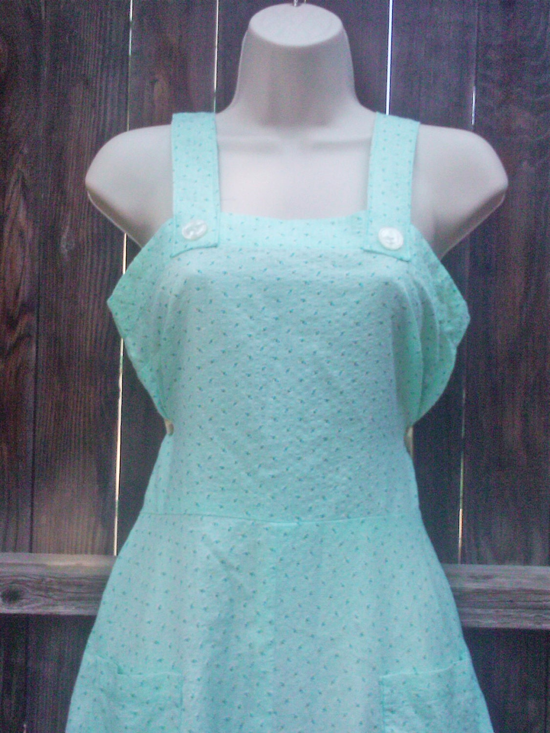 1940s Sun Dress/ Green / Medium/ Rockabilly/ VLV/Pin Up/Medium