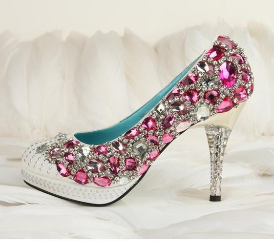 Hand sew princess crystal shoes party shoes, Christamas shoes