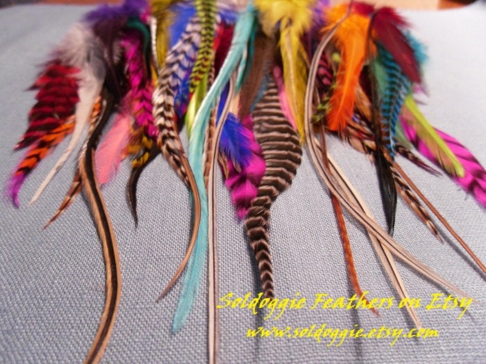 Craft Feathers, Bulk Salon Supplies, Mixed Wholesale Feathers, Qty 80