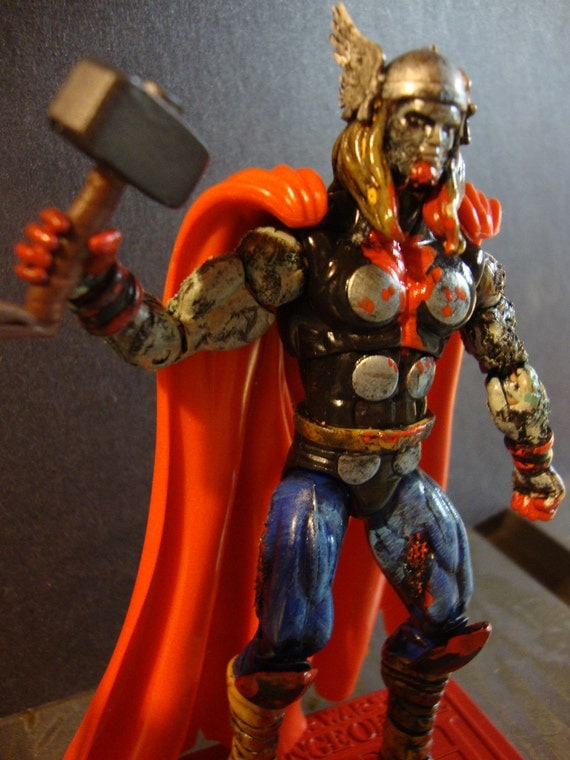 Marvel Zombies THOR zombie action figure 3 3/4 by