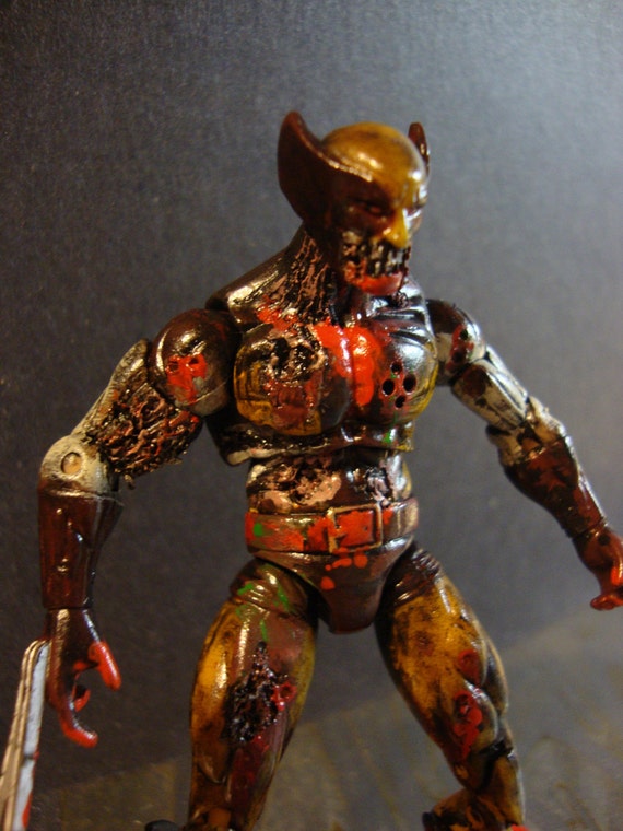Marvel Zombies Wolverine undead action figure 3 by