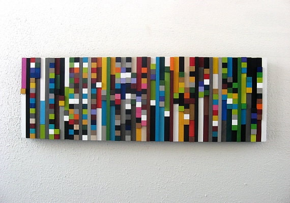 Wall Art - Wood Sculpture - Wood Cubes