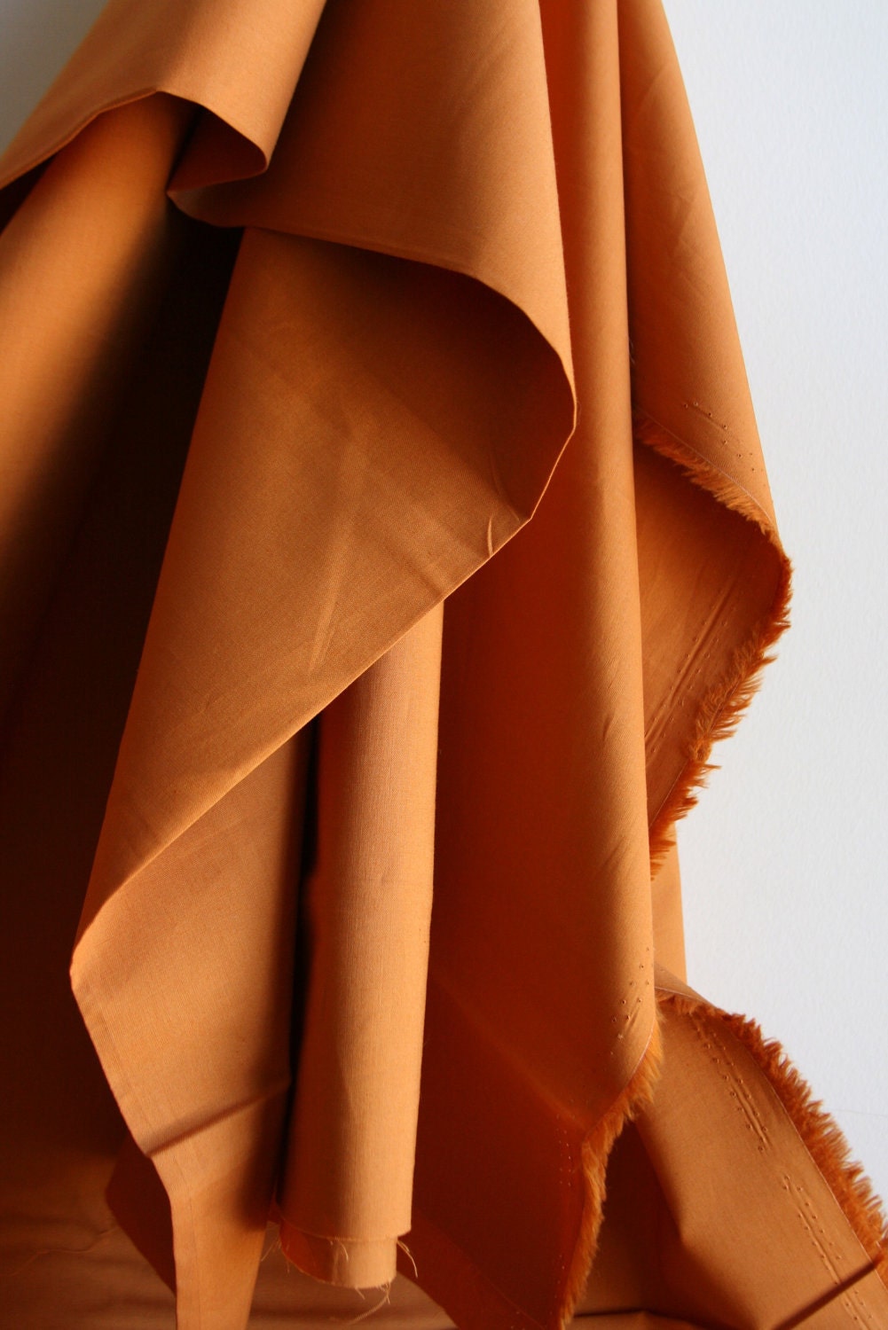 Organic Mod Solid in Orange From Birch Fabrics - ONE FAT QUARTER