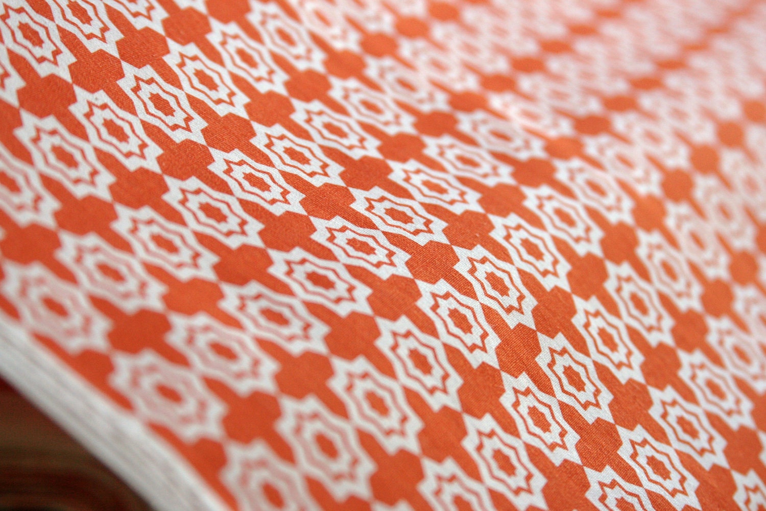 Theory in Tangerine from the Moroccan Mirage Collection From Anthology Fabrics - ONE YARD