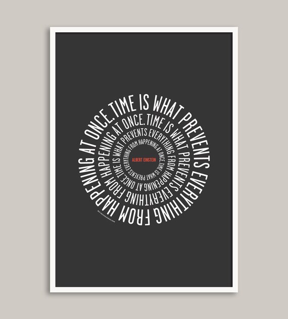 Einstein Time - Limited Edition Archival Print - A3 (12x17 inch) - Giclée Print - Museum Quality Print - Plus a FREE 2013 PRINTABLE CALENDAR