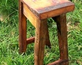 Reclaimed Barnwood stool
