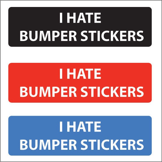 bumper stickers funny