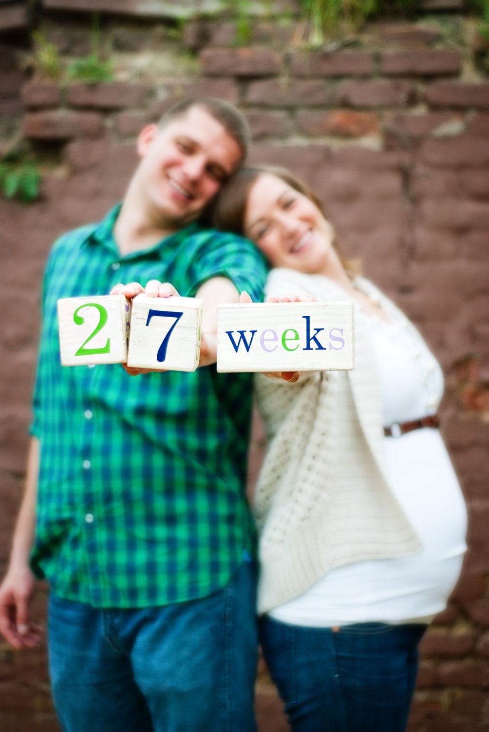Cute and Colorful Baby Age Blocks - Fun Photo Prop and Unique Baby Gift