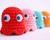 Pacman Ghost crochet pattern