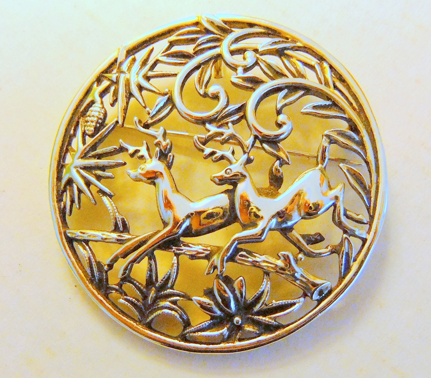 Vintage Sarah Coventry Figural Pin or Brooch Signed  Original Label No. 6696