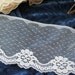 Flat White Lingerie Lace Trim 5 Yards by 4 Inches Wide
