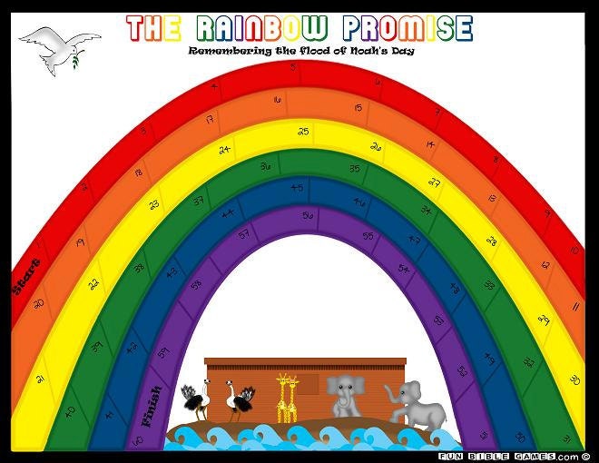 The Rainbow Promise - Printable Bible Game - PDF file