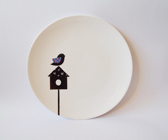 Bird's house plate - Small Size - ZuppaAtelier