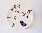 Bird wall plate - Small Size