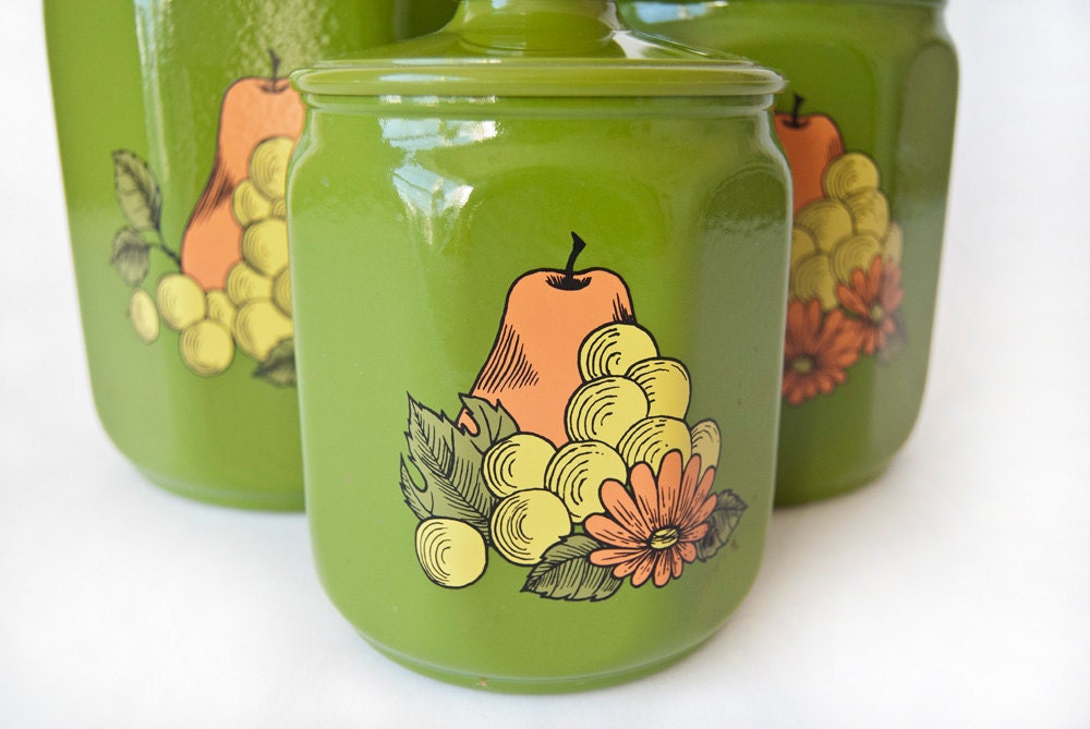 Aluminum Canister Set by Kromex Kitchen Decor
