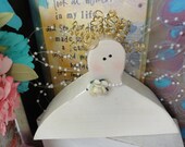 Wood Angel comes blank or can be personilzed with childs name or saying of your choice