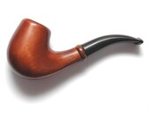 Collection Wood pipe Tobacco Smoking Pipes Carving Handmade. Wooden pipe Bent Designed for pipe smokers. Best Price in FPS