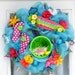 Beach Wreath Mesh Wreath Flip Flops