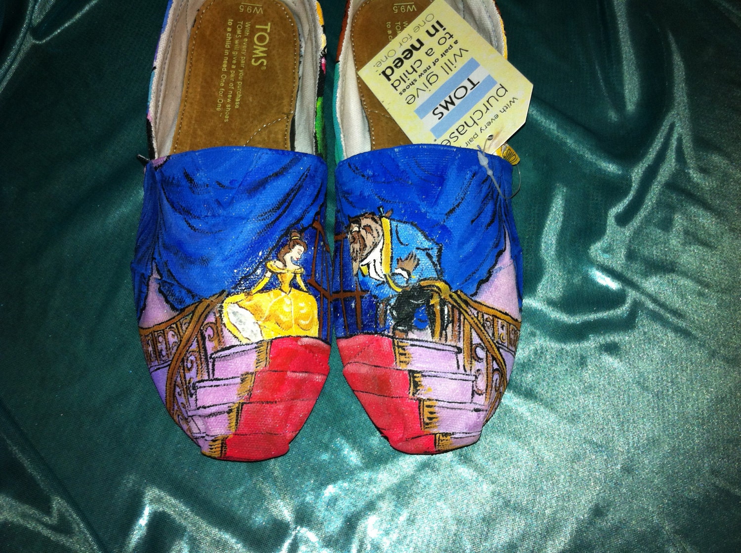 Personalized/Custom Beauty and the beast shoes