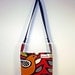 Handmade Cross-Body Purse in Partridge Bird KAS Oslo Spice...From Annika in Chautauqua