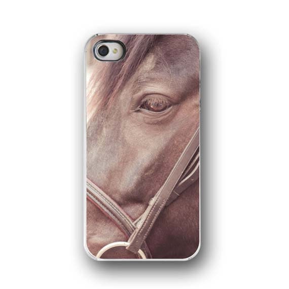 Horses, Phone 5 4 4s Case, Horse Lover, Pony,  Equestrian, Brown, Cell Phone Case, Accessory for iPhone 5 4 4s